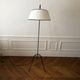 Tripod floor lamp and magazine rack 1950