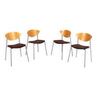Ensemble de 4 chaises design danois "Must" par Søren Nielsen & Thore Lassen pour Randers+Radius