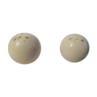 Salt and Pepper Shape Ball Decorating Stars For Christmas Table