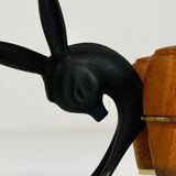 Set of salt and pepper shakers donkey Walter Bosse, Herta Baller, Austria, 1950s