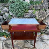 Small mahogany writing console from the Louis XVI period