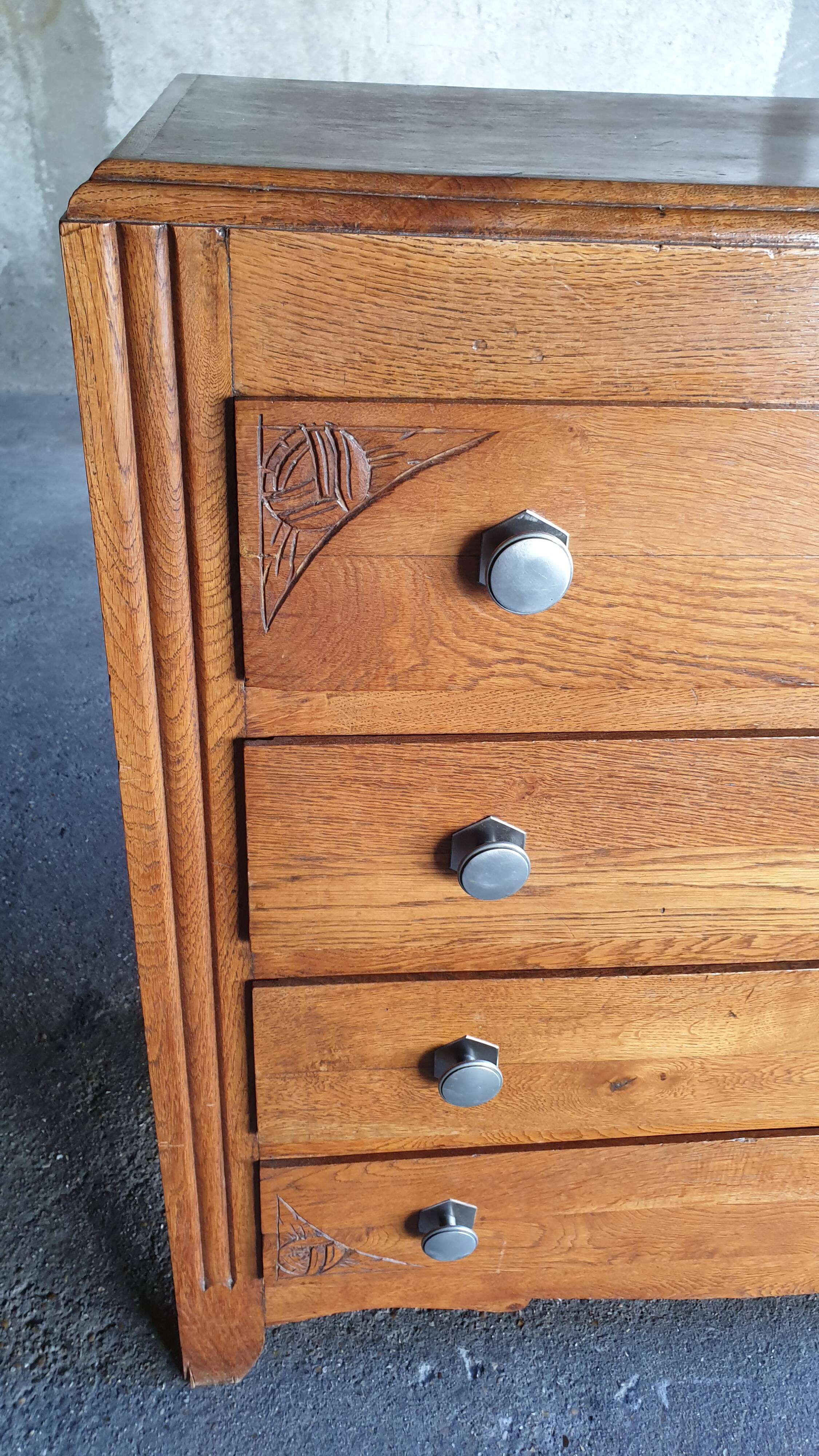 Commode 4 tiroirs année 40