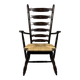 Rustic brutalist high ladder back arm chair 1960’s