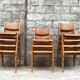 Series of 11 chairs 1950/1960