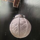 Art Deco glass pendant light