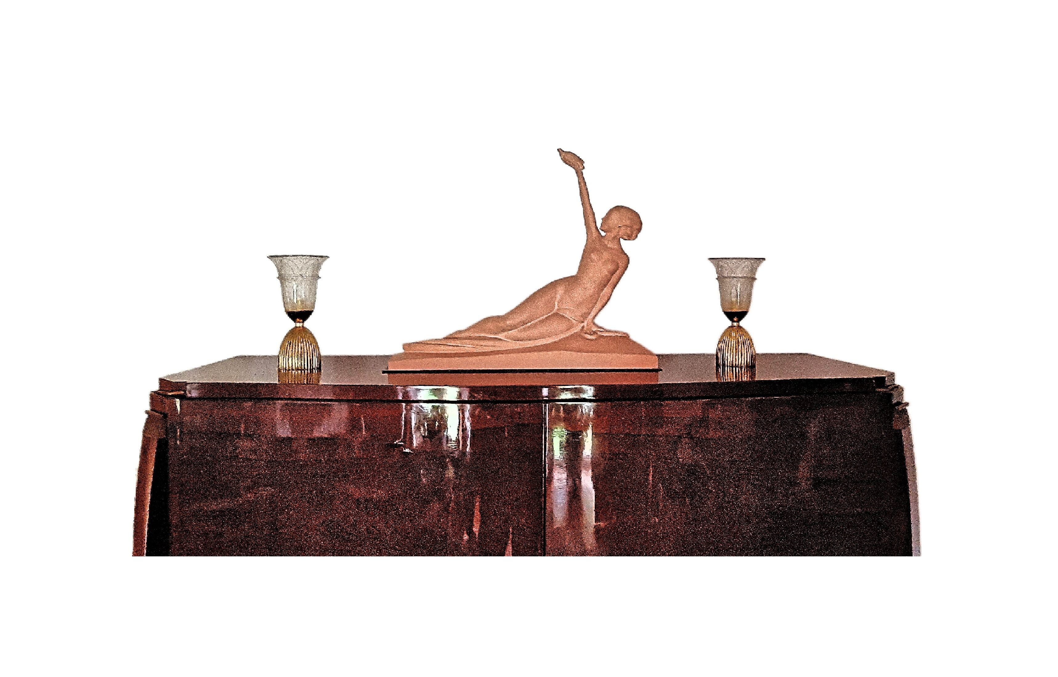 Paire de lampes d'époque Art Deco