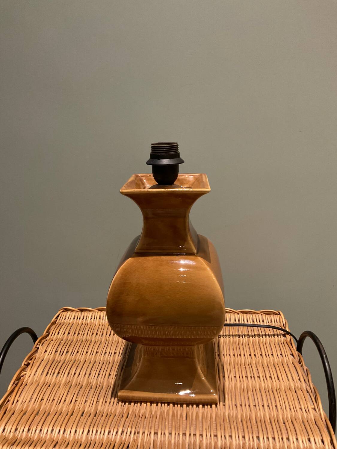 Charolles Earthenware Lamp, 1970s