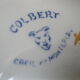 Coupe à fruits plat porcelaine Creil et Montereau