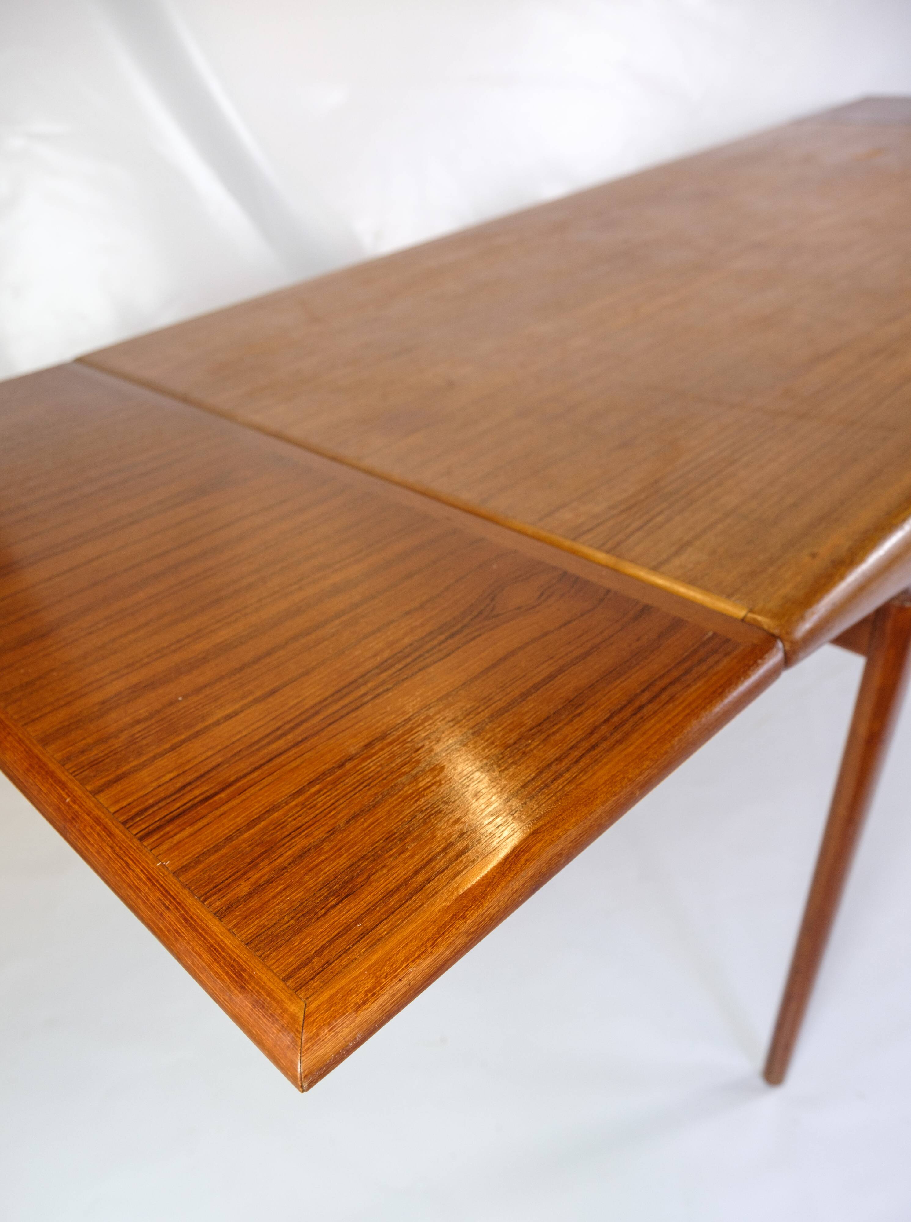Dining Table Made In Teak By Johannes Andersen For Uldum Møbelfabrik From 1960s