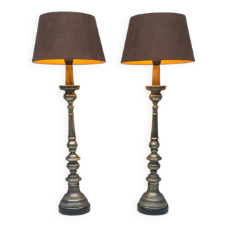 Paire de lampes italiennes
