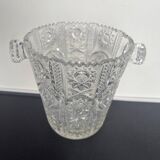 Vintage Cut Crystal Ice Bucket
