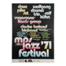 Affiche du festival de jazz rétro MPS des années 1970