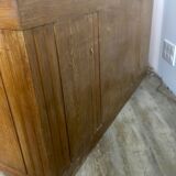 Wooden workshop counter