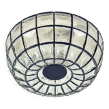 Grand plafonnier en verre du milieu du siècle de Limburg, Allemagne, années 1960.