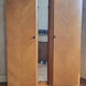 Wooden wardrobe, shelves, vintage, 60s