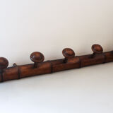 Wooden hook 5 hooks imitation bamboo