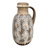 Grand vase Scheurich, fabriqué en Allemagne de l'Ouest