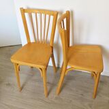Pair of vintage Baumann bistro chairs