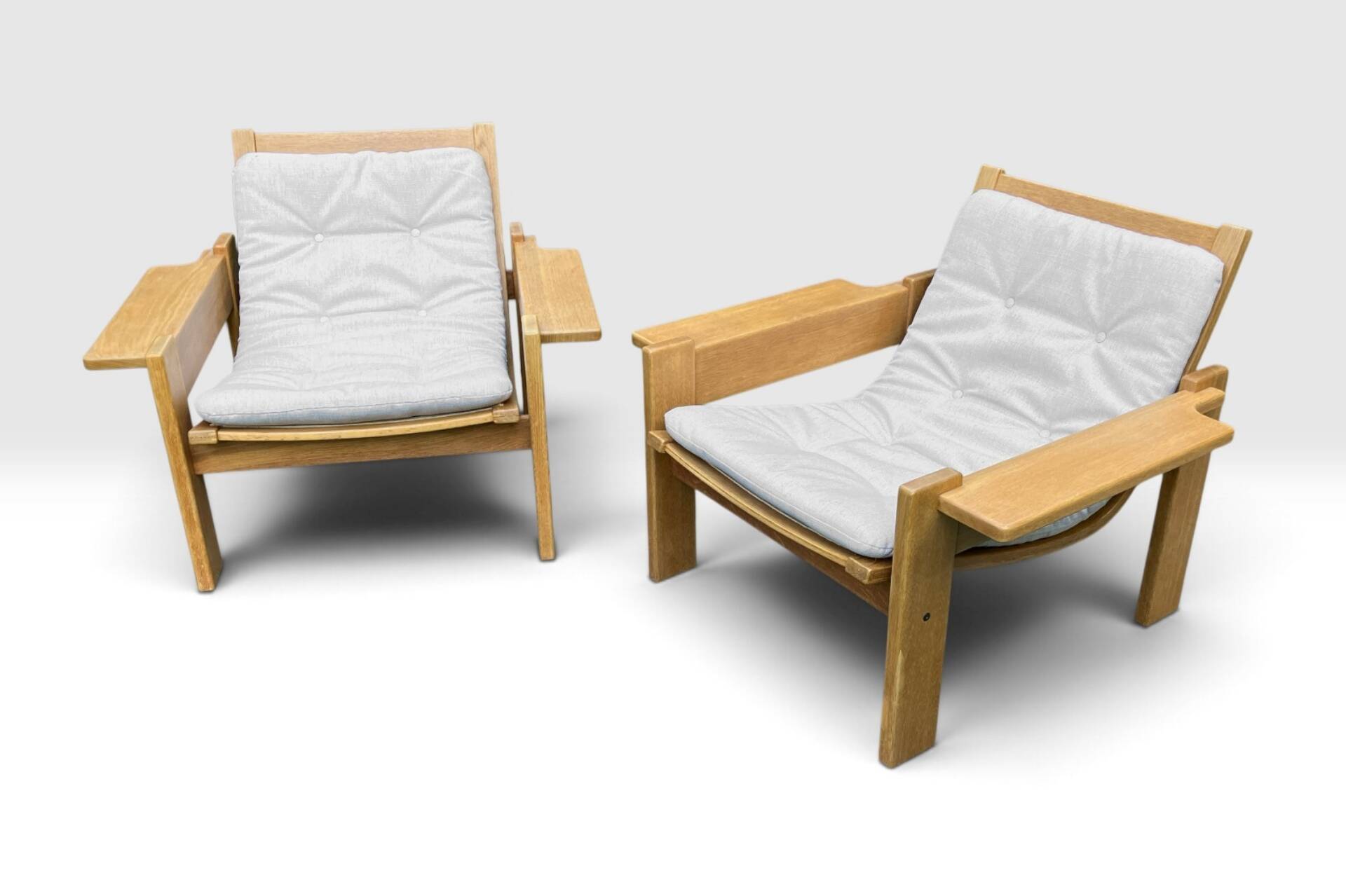 2 x Swedese "Kontra" armchairs Yngve Ekström vintage Sweden