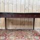 Flat desk – Louis XVI style – Mahogany, green leather, bronze