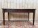 Flat desk – Louis XVI style – Mahogany, green leather, bronze