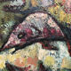 Old painting signed Ferber "The fish"