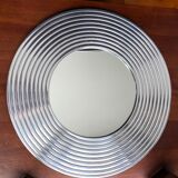 Circular mirror in a metal frame 35cm