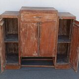 Meuble de rangement en bois ancien