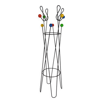 Porte-manteau « Clé de sol », par Roger Féraud, circa 1950