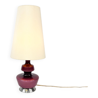 Lampe de table danoise du milieu du siècle par Holmegaard, 1960s