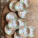 Set of 11 vintage deep plates by Eric de Moulin des Loups.