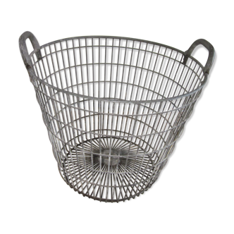 Old zinc basket