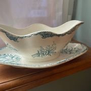 Clairefontaine ironstone gravy boat