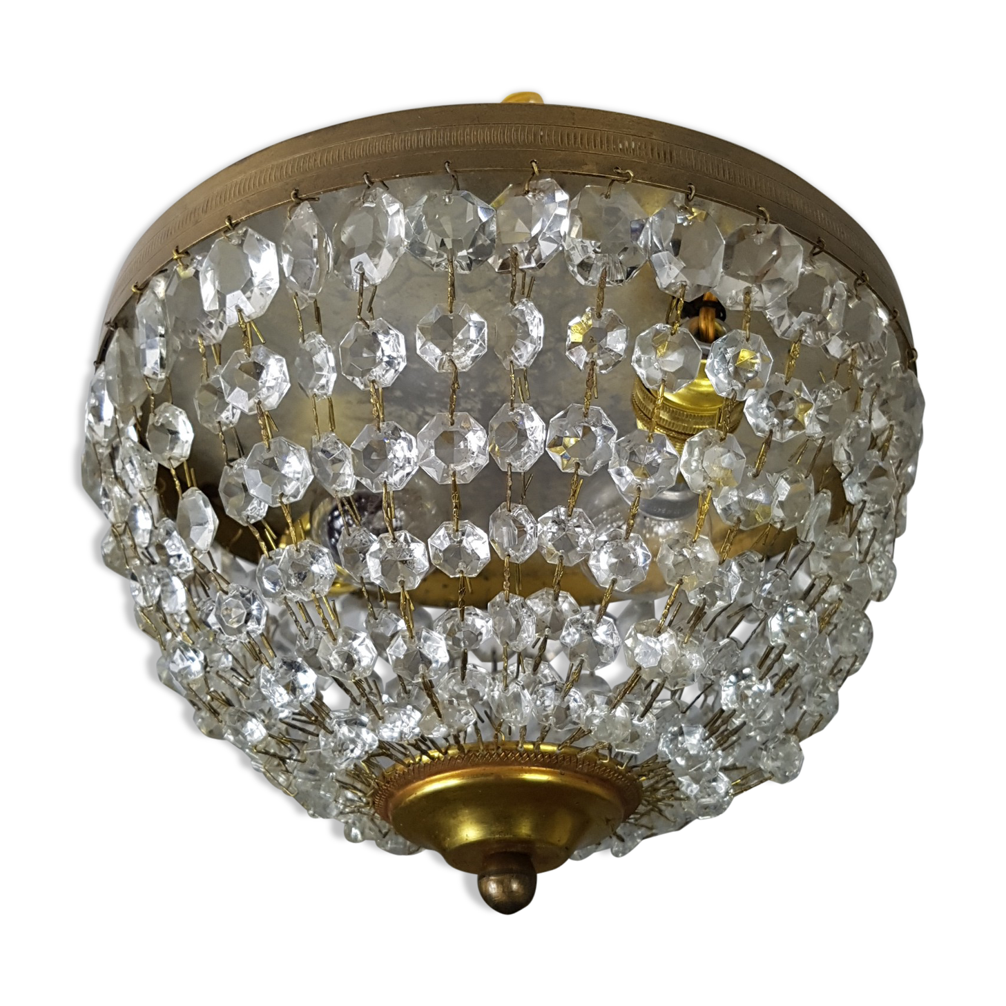 Ceiling light trash in Crystal pendants