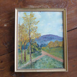 Small oil on panel, signed at the bottom right E. Mouisset.