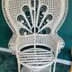 Armchair Emmanuelle white with cushion