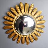 Vintage sunburst mirror, 1960s