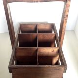 Old bottle wooden door