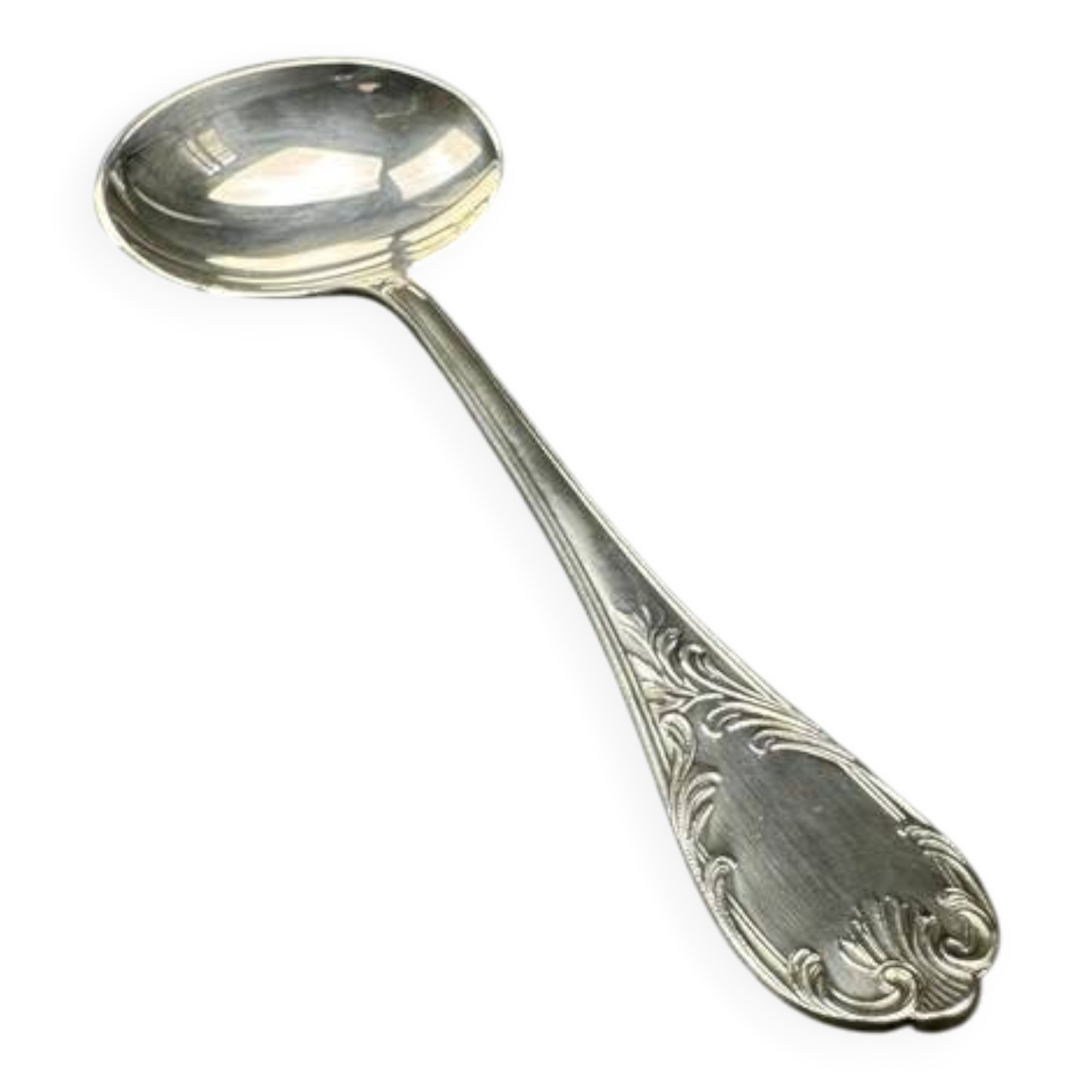 Christofle Marly sauce spoon silver-plated 1980s