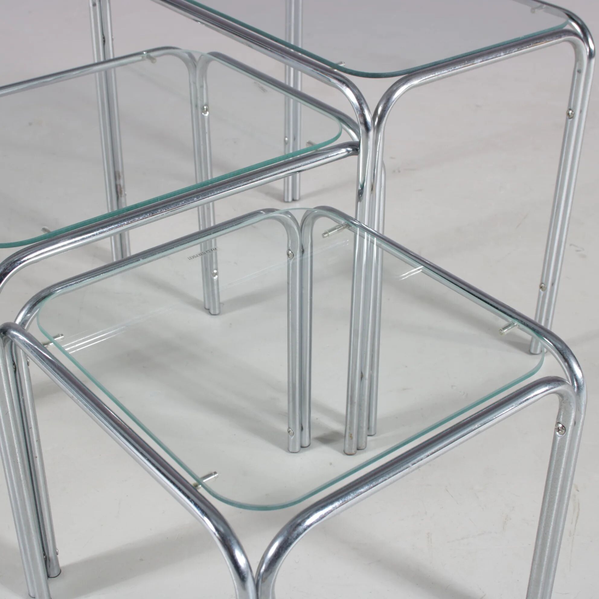 1970s set of nesting tables from the Netherlands
