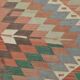 6x10 Decorative Rug, Soft Vintage Kilim Rug, Mint Green Area Kilim Rug,