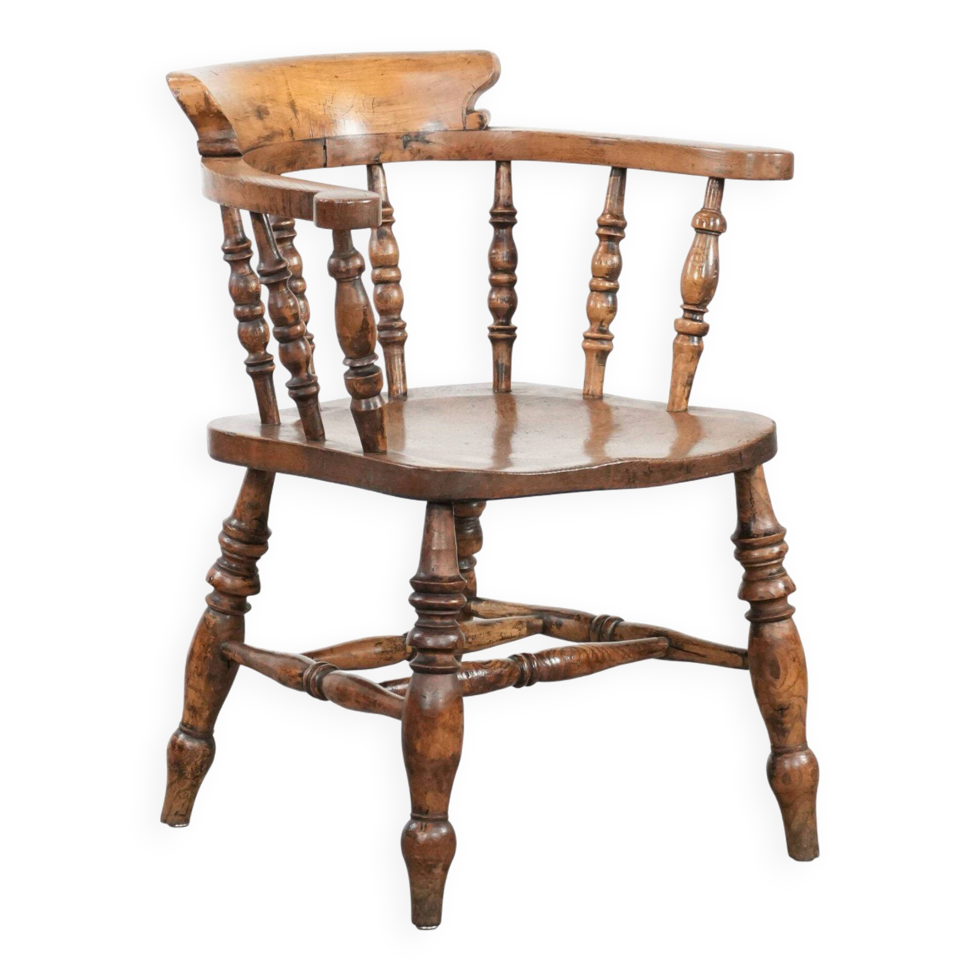 antique English captain's chair/ desk chair from the early 19th century