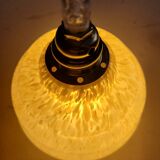 Baladeuse en verre de Clichy jaune