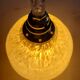 Yellow glass lamp from Clichy