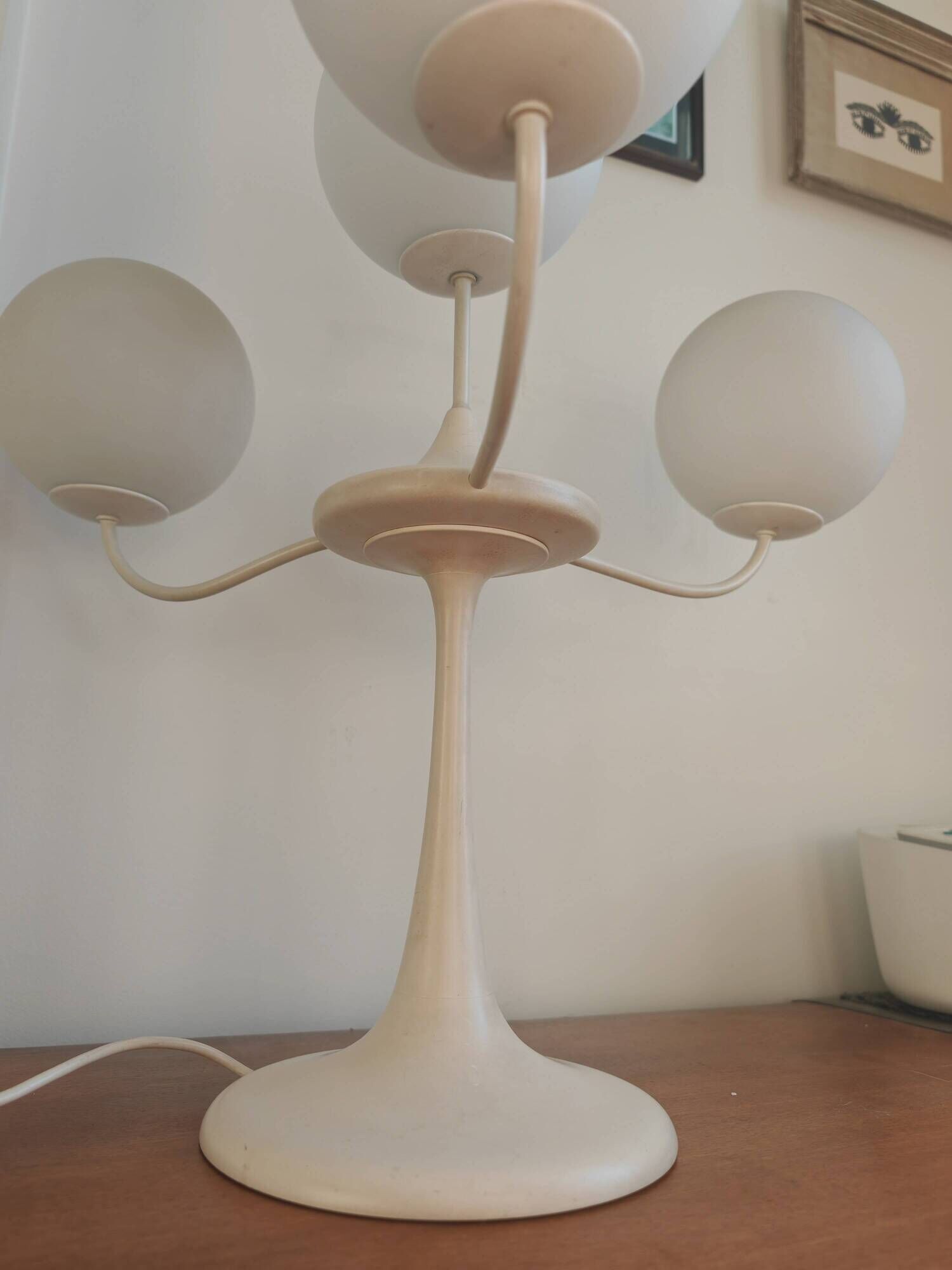 Rare Sputnik Lamp by E.R. Nele - Space Age Design from the 60s/70s