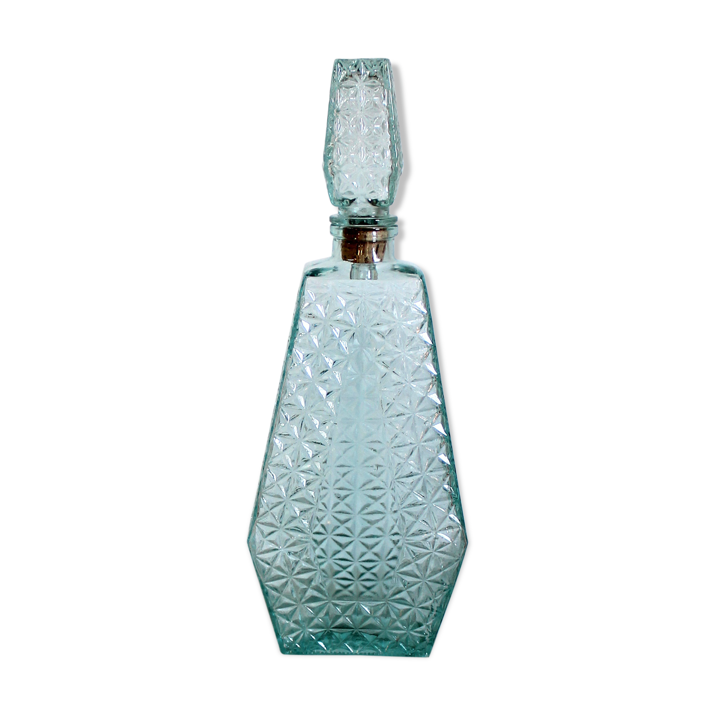 Green vintage carafe