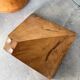 Table basse en bois et verre attribuée à Metafora