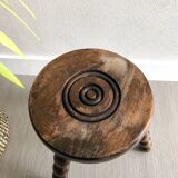 Wood tripod stool