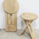 Pair of folding stools designed by Adrian Reed made in the years