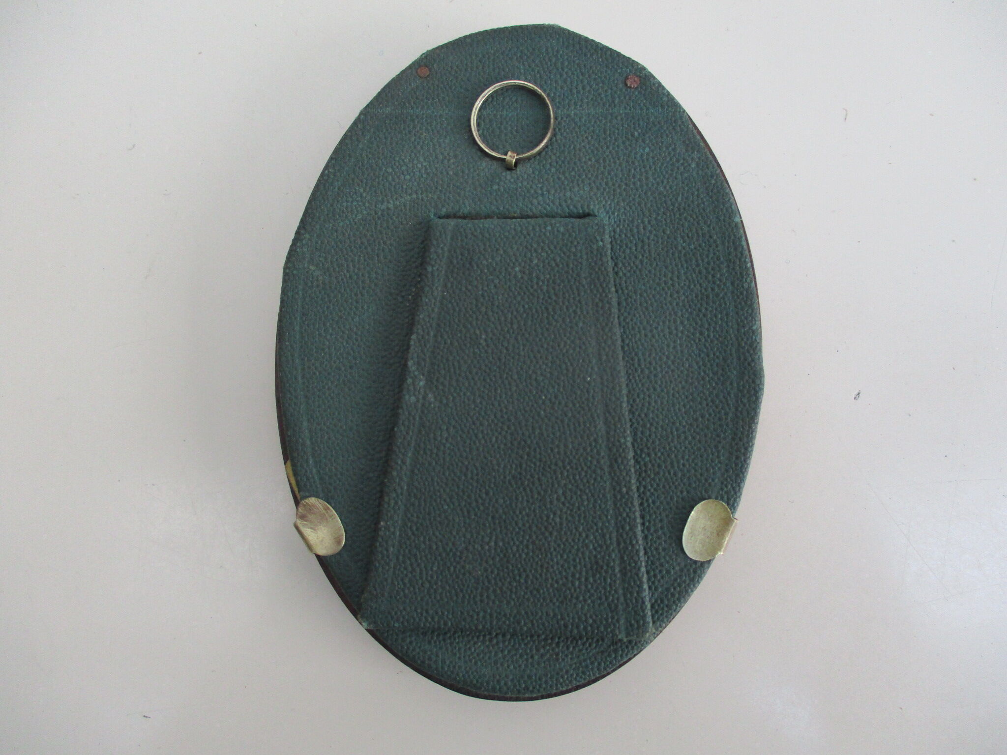 Old oval wall photo frame